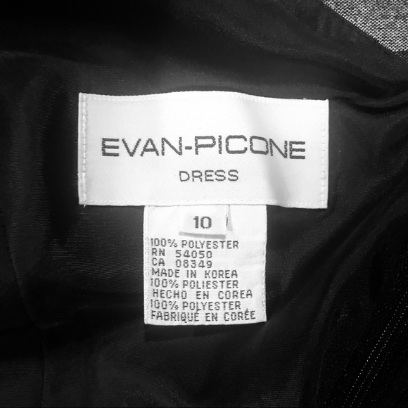 Evan Picone LBD with 💎 crystal accent straps - Picture 4 of 7